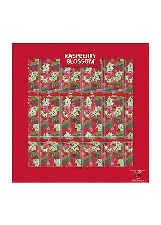 Fancy Crackers Raspberry Raspberry Blossom Merry Berry Luxury Christmas Crackers | Look Again