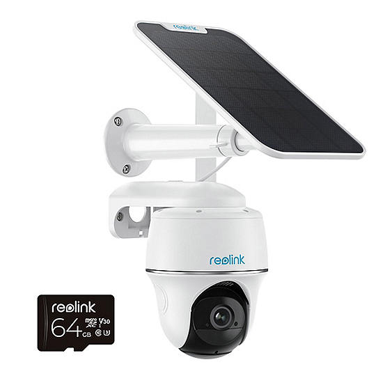 Reolink 4G LTE 4MP Super HD Pan&Tilt Wireless Camera with 64GB SD Card