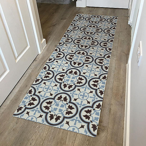Retro Tiles Runner by Likewise Rugs & Matting
