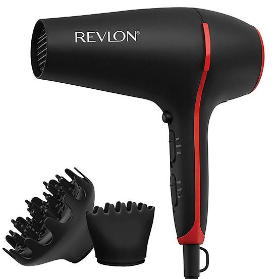 Revlon Smoothstay Coconut Oil-Infused Hair Dryer + Volumising Diffuser | Look Again Revlon Smoothstay Coconut Oil-Infused Hair Dryer + Volumising Diffuser | Look Again