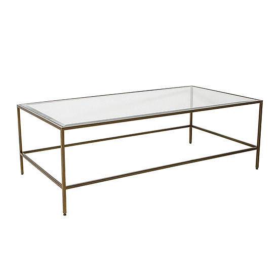 Rothbury Metal Glass Coffee Table By, Hudson Coffee Table Champagne