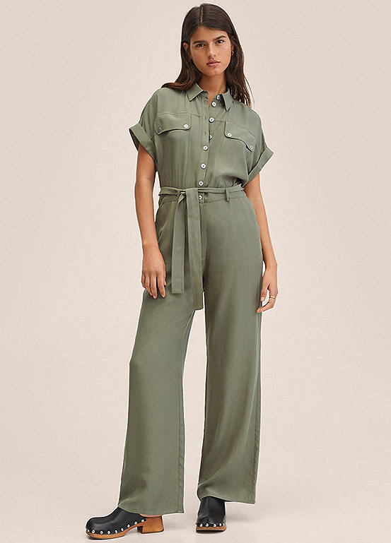 mango utility jumpsuit