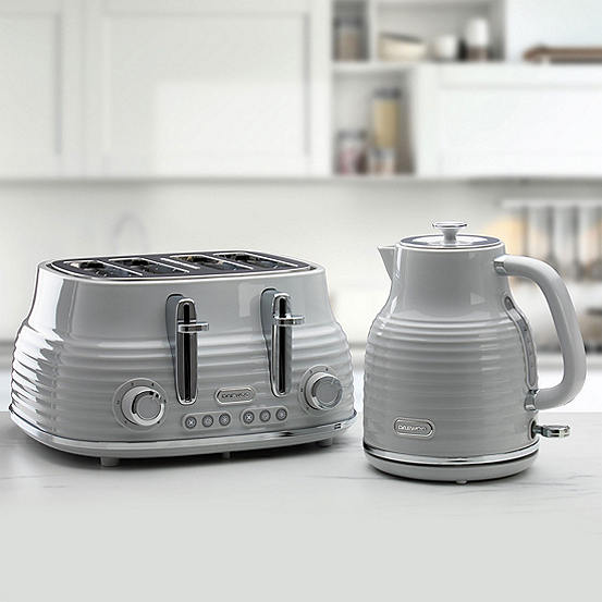 Sienna Kettle & 4 Slice Toaster SDA2481 / SDA2484 Grey by Daewoo
