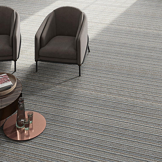 Sierra Stripe Carpet Tiles - Pack of 20/5m2 by Likewise Rugs & Matting