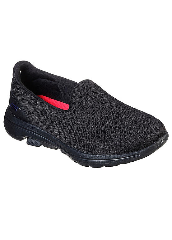 Skechers Black Go Walk 5 Shoes | Look Again