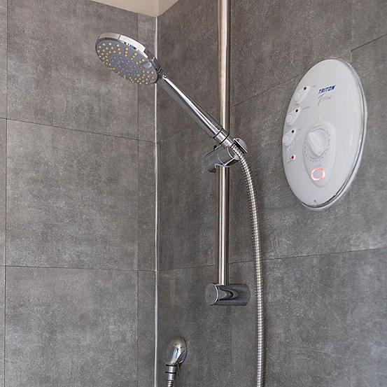 Solid Concrete Selfadhesive Waterproof Vinyl Wall Tiles by DC Fix