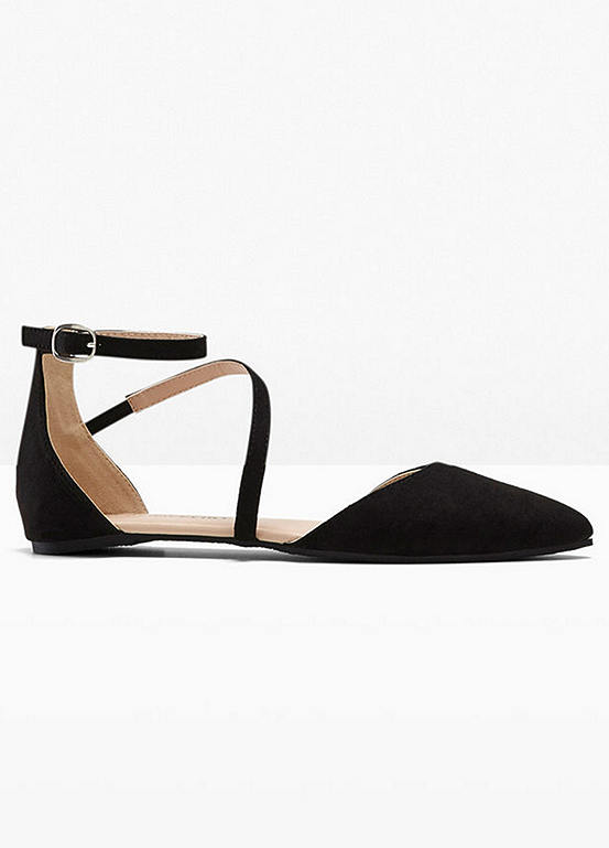 Strappy Ballet Pumps by bonprix | Look Again
