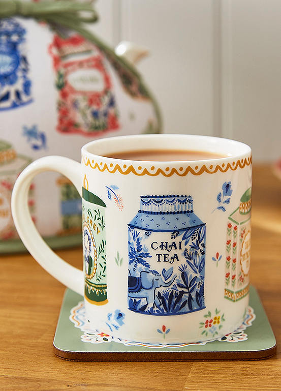 Tea Tins New Bone China 250ml Mug by Ulster Weavers