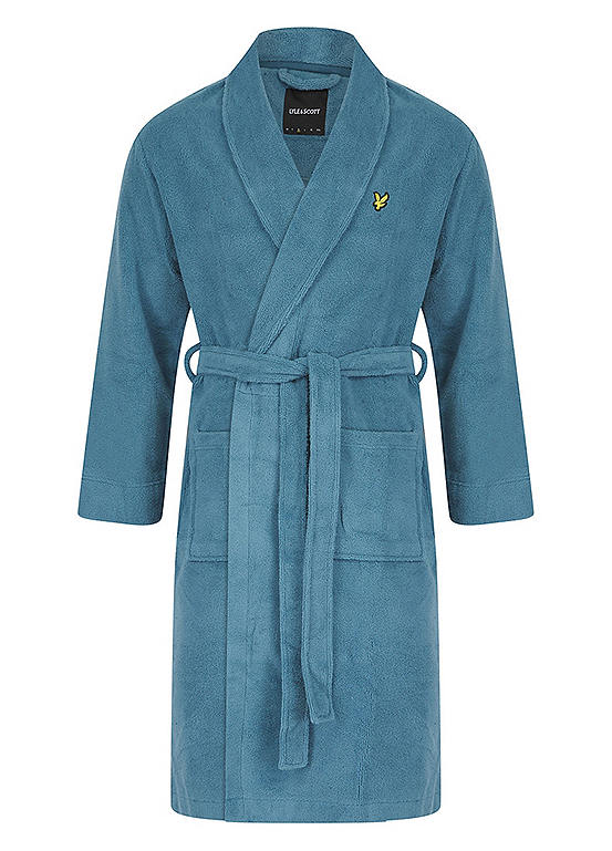 Towelling Dressing Gown by Lyle & Scott Lounge Look Again