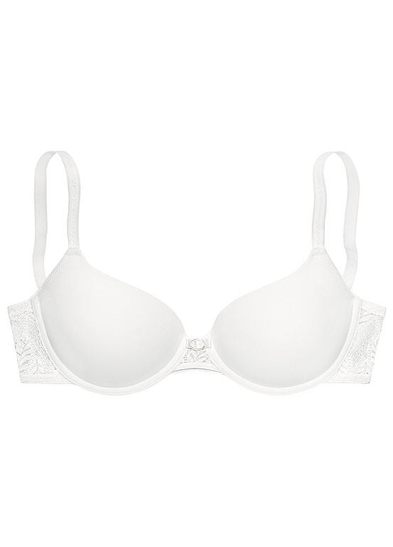 Underwired Lace Back Bra By Vivance Look Again