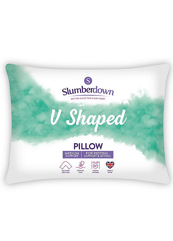 VShape Pillow & Case by Slumberdown Look Again