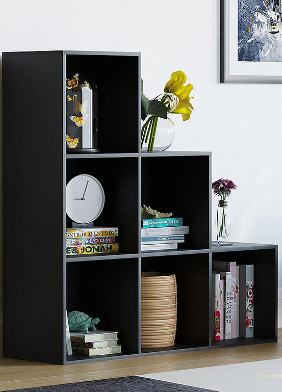 Vida Designs Durham 6 Cube Staircase Storage Unit | Look Again