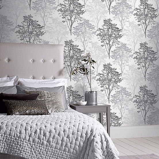 Wildwood Mono Wallpaper by Arthouse Look Again