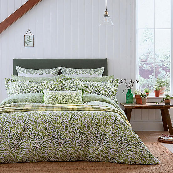 Willow Bough 220 Thread Count 100% Cotton Percale Bedlinen by Morris & Co