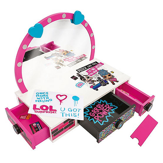 Wooden Table Top Vanity Unit by L.O.L. Surprise! Look Again