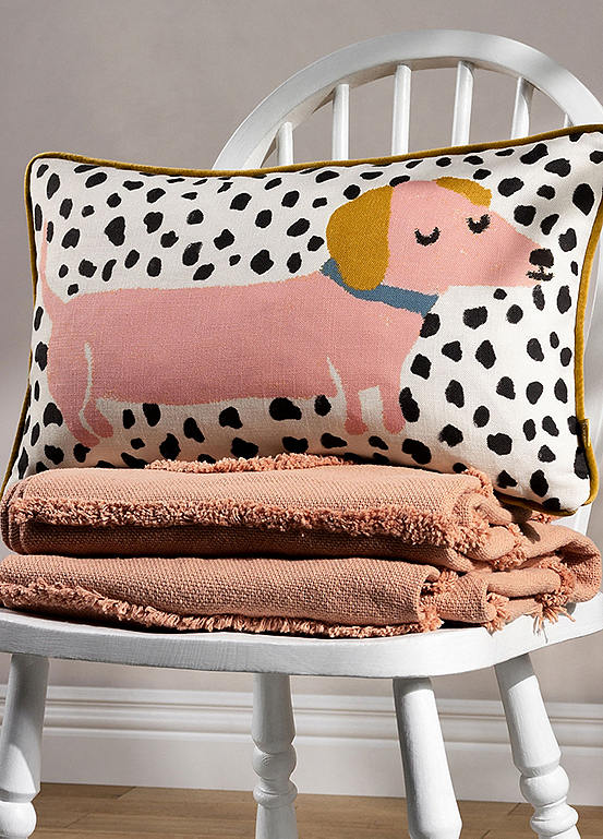 Woofers Sausage Dog 30 x 50cm Cushion by FURN Look Again