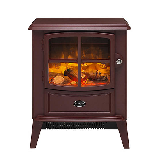 ’Brayford’ Freestanding Electric Stove by Dimpex - Burgundy