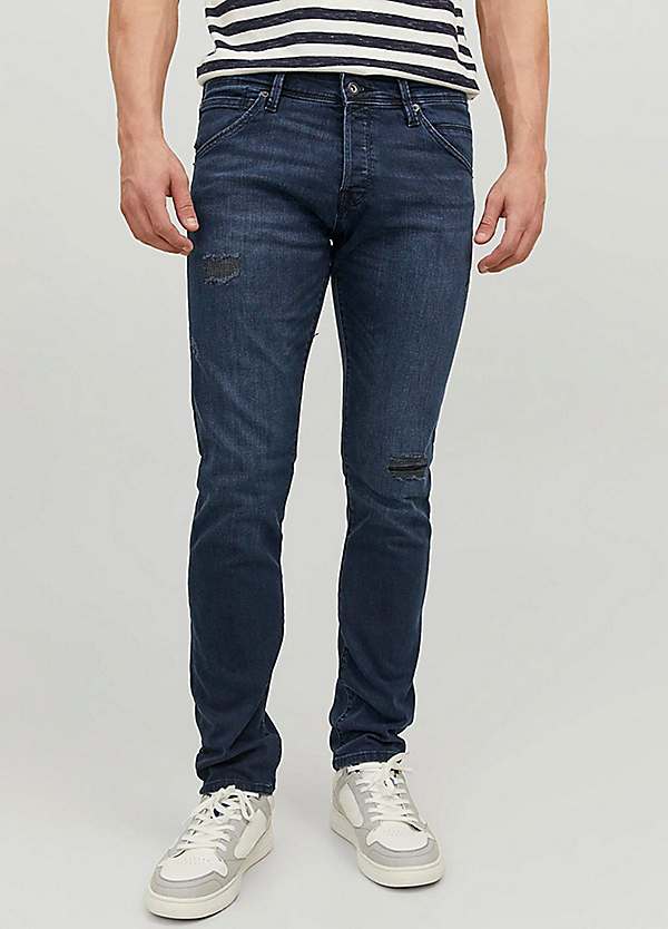 A Fox Jeans Jack Jones 'Glenn Fox JOS 047' Slim Fit Jeans By Jack