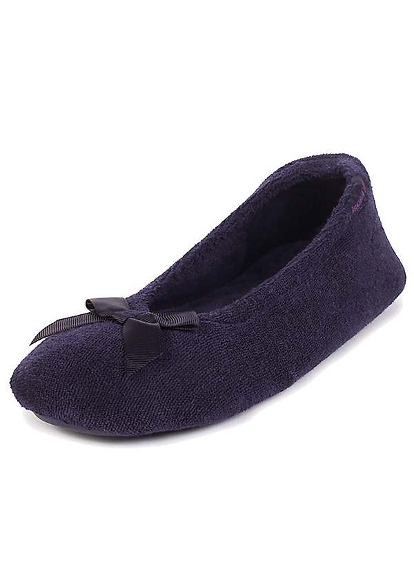 Buy Totes Totes Isotoner Terry Ballerina Slippers Isotoner Classic