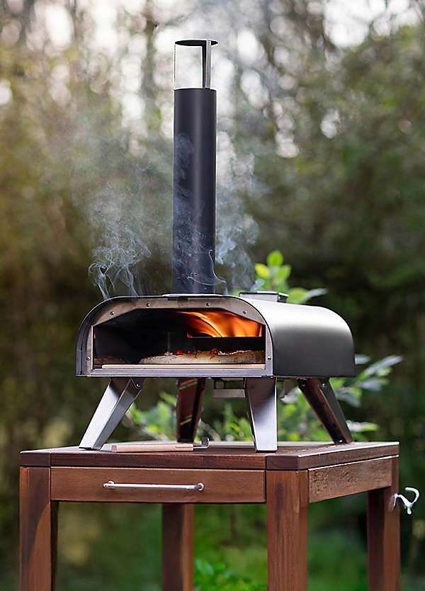 Wood Pellet Pizza Portable Pizza Oven Outdoor 12'' Wood Pellet