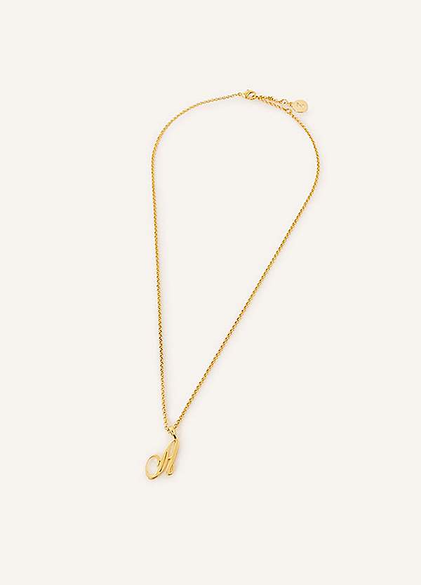 Initial Necklace Accessorize Necklace Sale Accessorize 14ct Gold