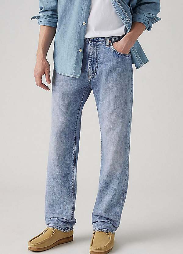 555 Relaxed Straight Leg 5-Pocket Jeans by Levi's | Look Again