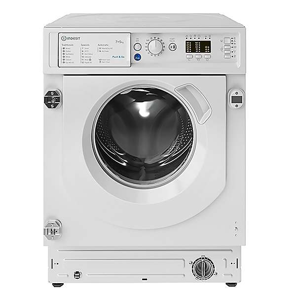 Indesit BIWMIL71252UKN 7kg 1200 Spin Integrated Washing Machine - White