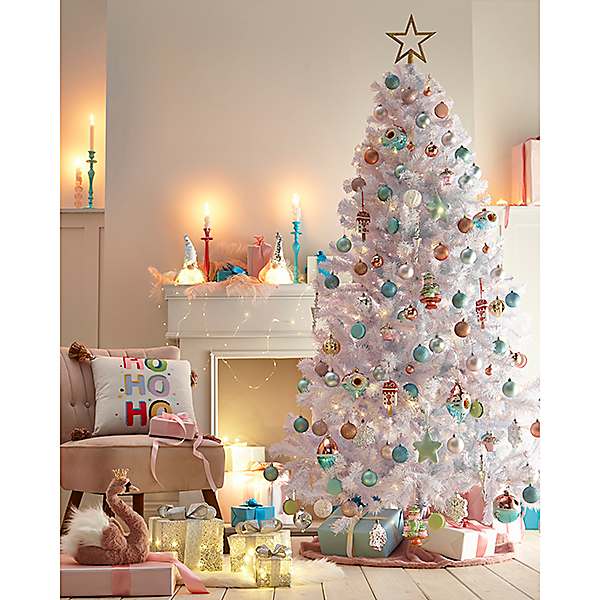 christmas tree white 7 ft