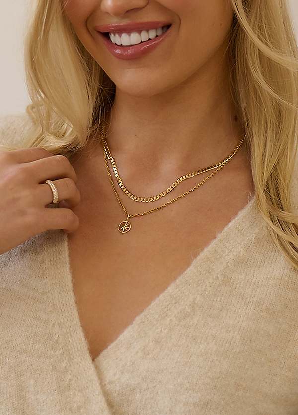 9ct Yellow Gold Solid Curb Chain Necklace 18 inch by The Fine