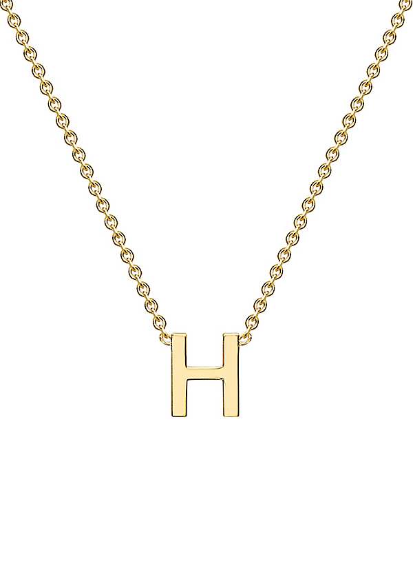 Necklace with hot sale h initial