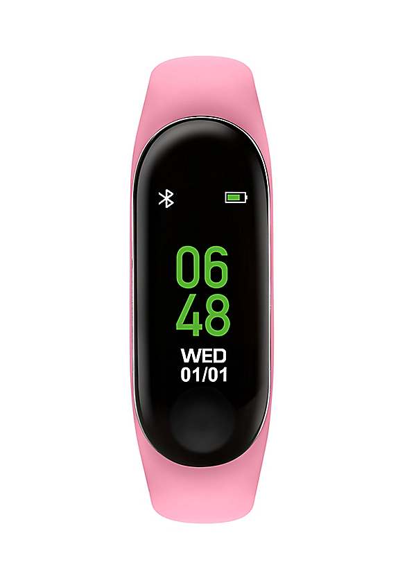 Smart watch best sale pink band