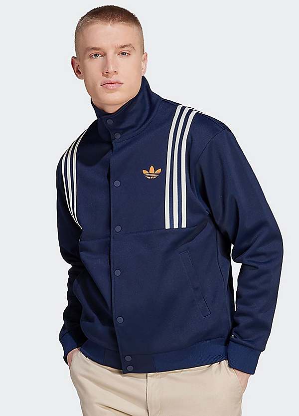 Adidas top button jacket