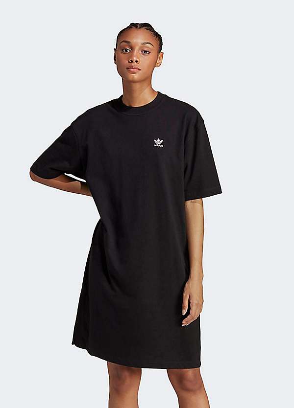 Adolescent ik ontbijt pellet Adicolor Big Trefoil Logo T-Shirt Dress by adidas Originals | Look Again