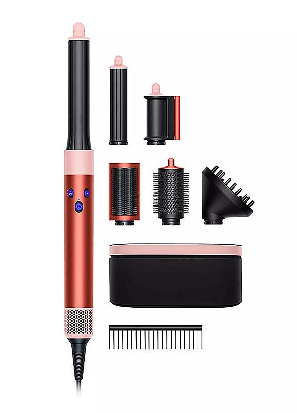 Dyson Air wrap Complete Long Volumize Multi Styler Dryer Strawberry Bronze Blush Pink by Dyson