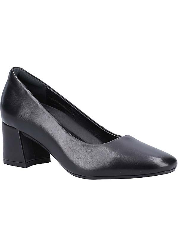 Classic black court store shoes