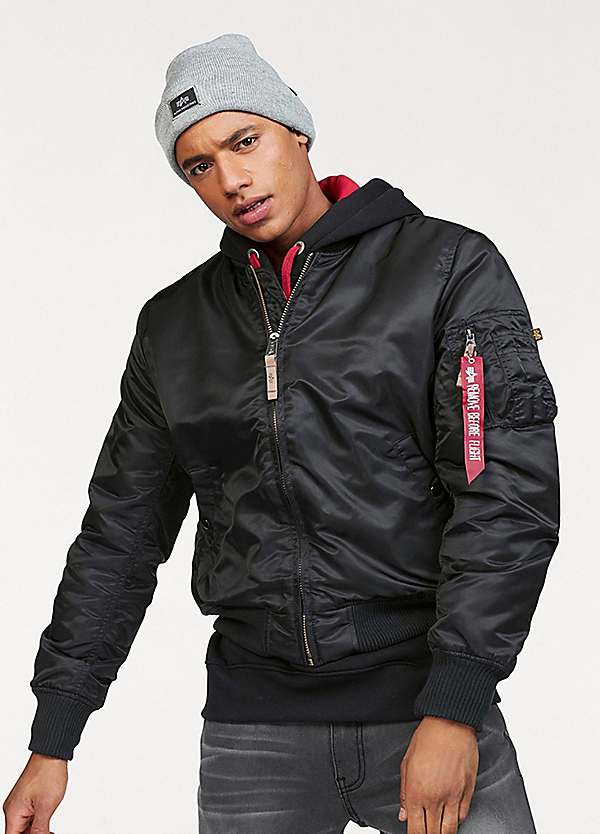 Alpha industries inc hooded rib clearance jacket