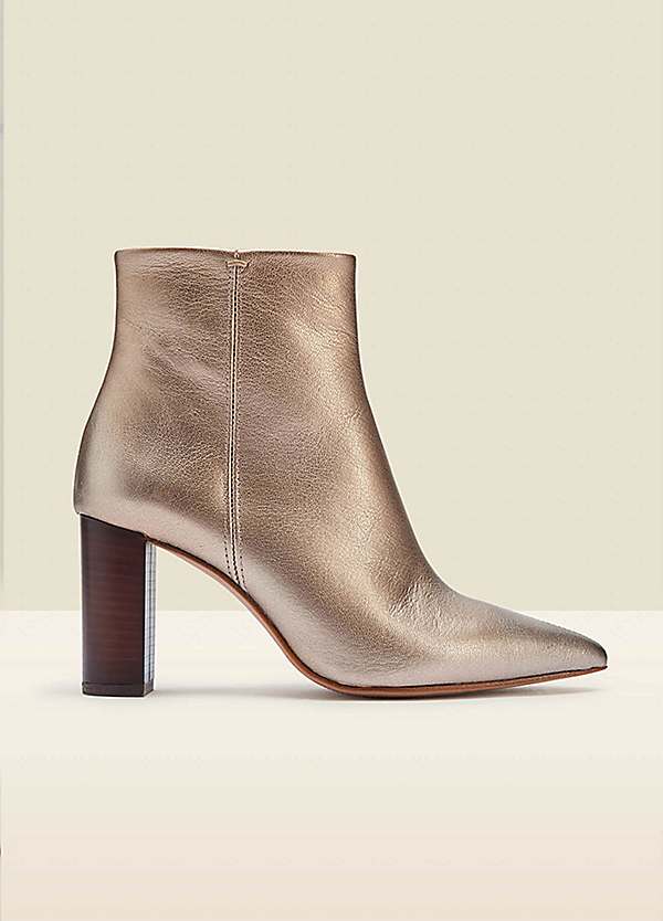 Metallic sale shoe boots