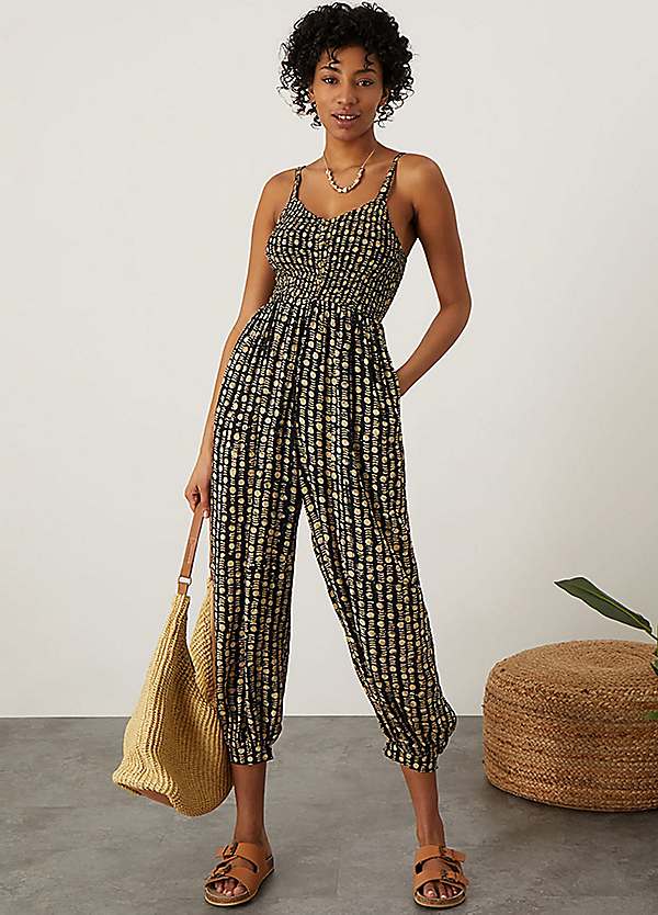 Monsoon store gingham jumpsuit