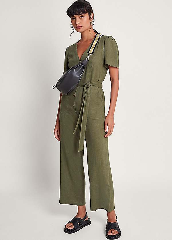 Azalea Tie Jumpsuit by Monsoon