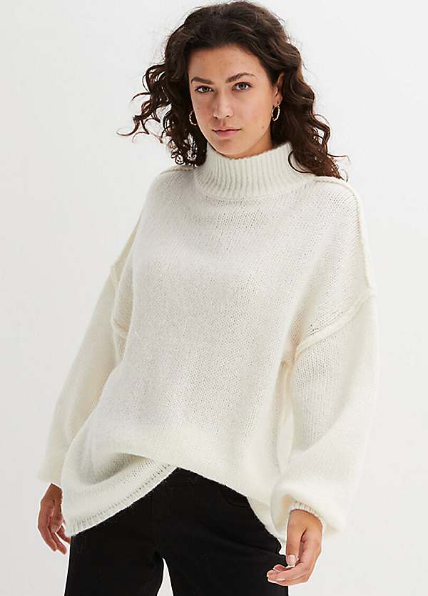 Baggy turtleneck sale sweater