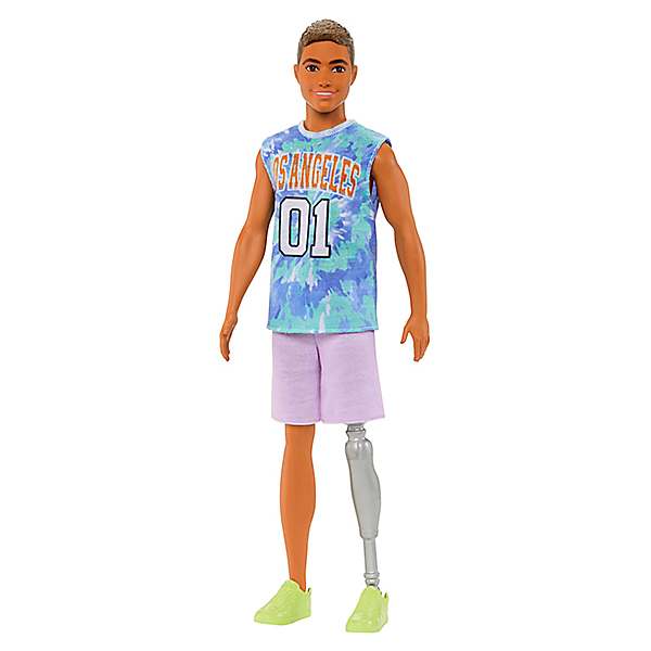 Barbie Fashionistas Ken Doll with Jersey & Prosthetic Leg | Look Again