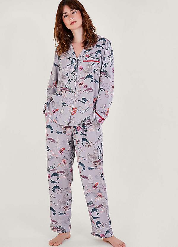 Bianca Print Pyjama Set by Monsoon Look Again