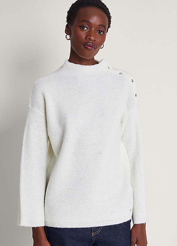 Soft hot sale white jumper