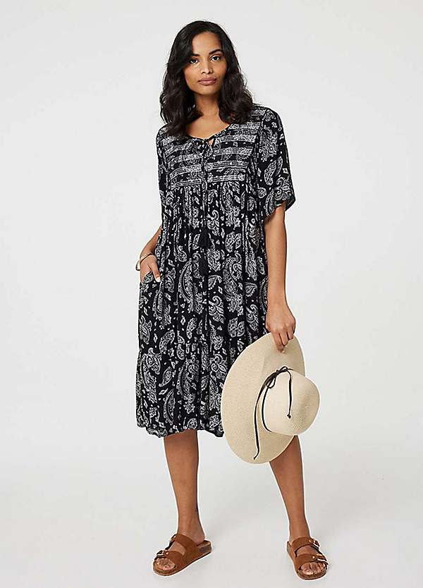 Black & white casual dress hotsell