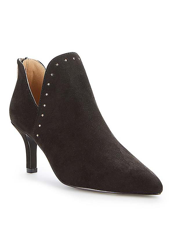 Sam Edelman Kadison Women's Ankle Boot - Pointed Toe, Kitten Heel, V-Cut Ankle Detail