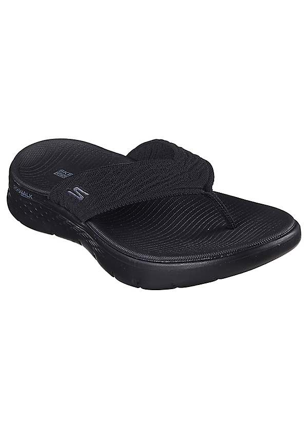 Skechers Black GO WALK Flex Splendor Sandals by Skechers