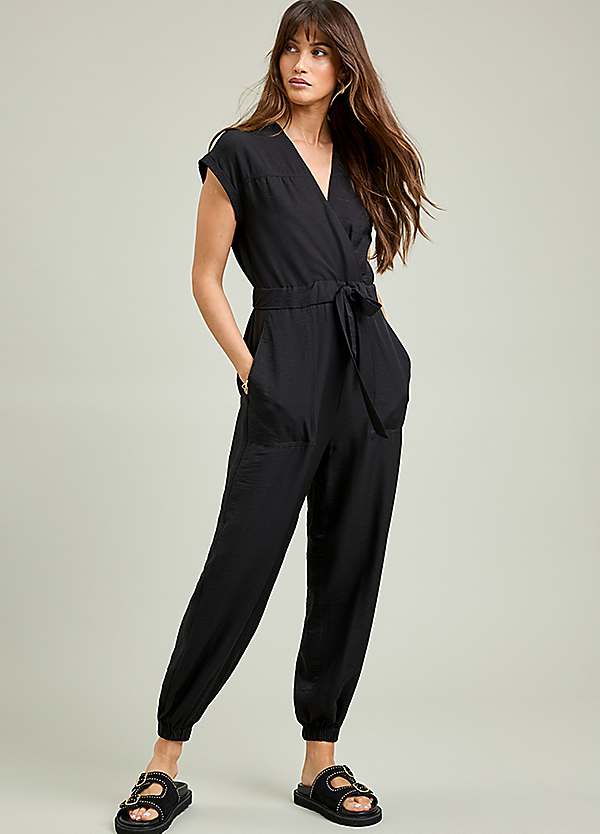 Black Jumpsuit by Freemans Look Again