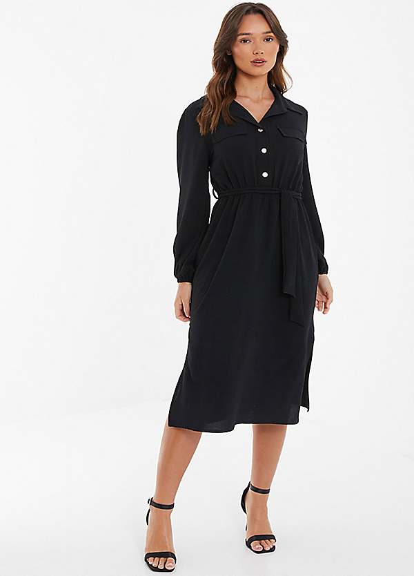 Long sleeve utility on sale dress