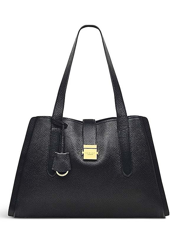 Black Sloane Street Medium Ziptop Crossbody Bag by Radley London