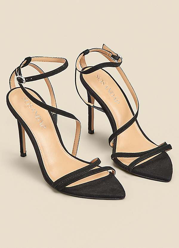 Pointed heeled sandals best sale